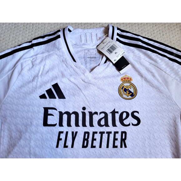 NWT Authentic VINI JR #7 Real Madrid 2024/25 Home Soccer Jersey, IX8095 XL - Picture 6 of 16